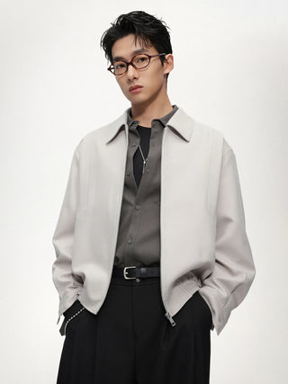 drop shoulder jacket