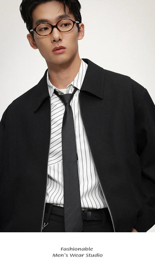 drop shoulder jacket