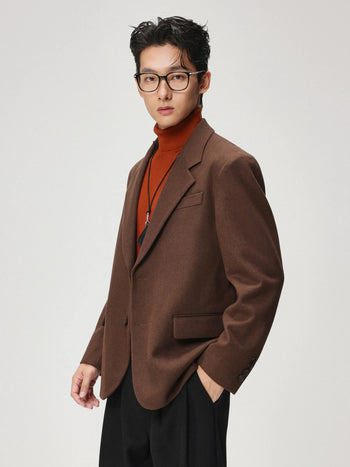 baggy suit jacket