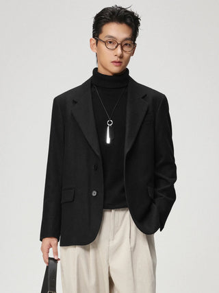 baggy suit jacket