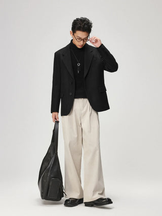 baggy suit jacket