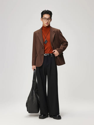 baggy suit jacket
