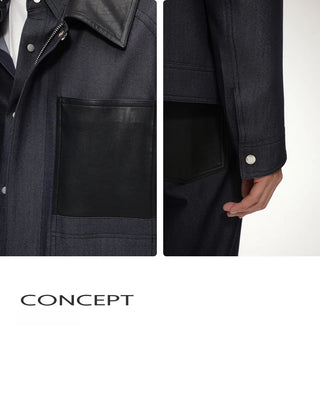 pu leather jacket