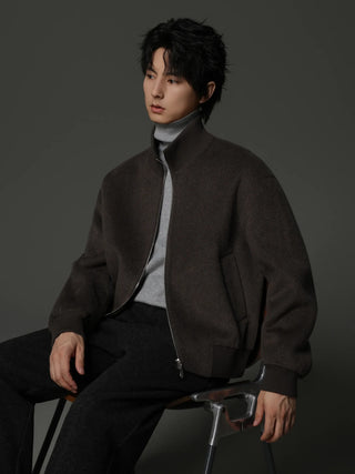 double-sided wool jacket
