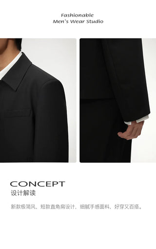 cropped casual jacket