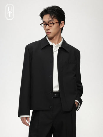 cropped casual jacket