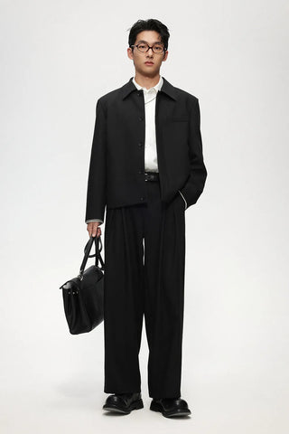 cropped casual jacket