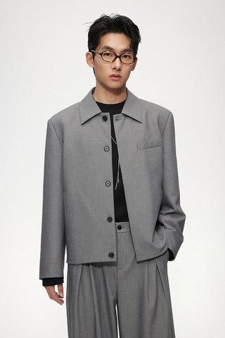 cropped casual jacket