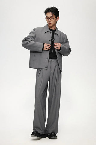 cropped casual jacket