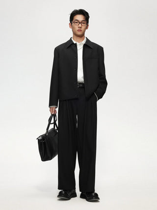cropped casual jacket