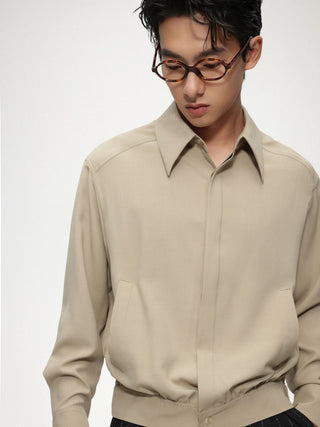dark placket shirt
