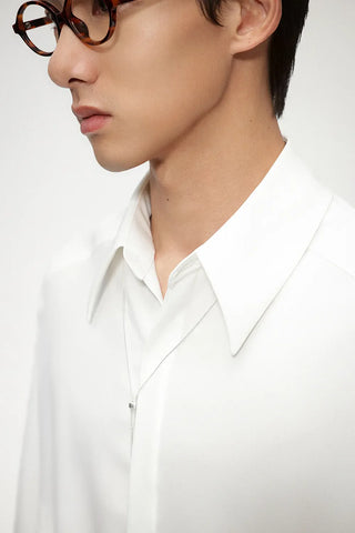 dark placket shirt