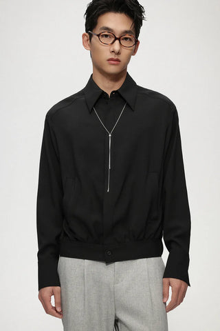 dark placket shirt