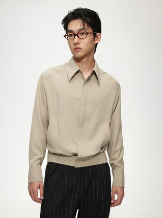 dark placket shirt