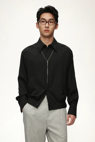 dark placket shirt