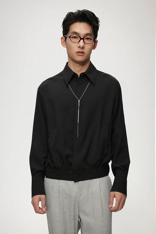 dark placket shirt