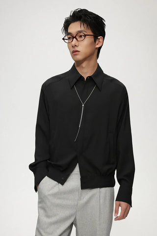 dark placket shirt