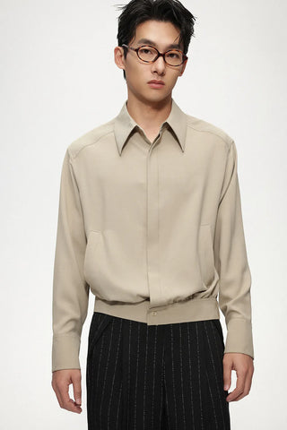 dark placket shirt