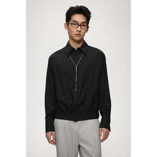 dark placket shirt
