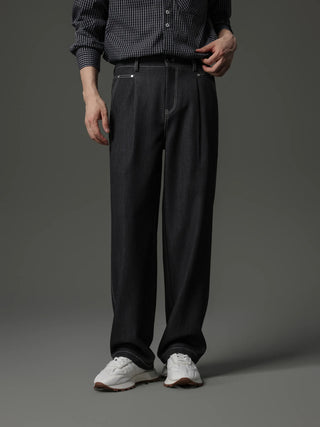 rivet stitching pants