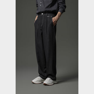 rivet stitching pants