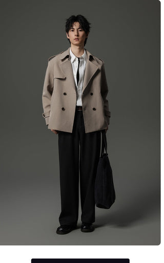 short trench coat