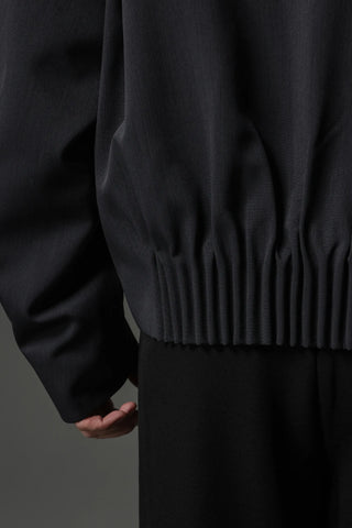 pinch pleated jacket