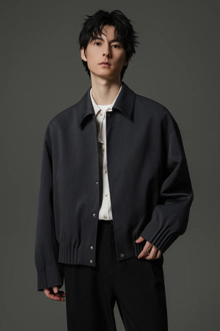 pinch pleated jacket