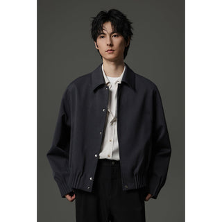 pinch pleated jacket