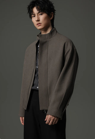 zipper cargo jacket