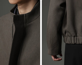 zipper cargo jacket