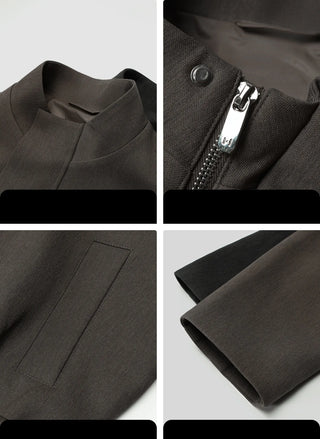 zipper cargo jacket