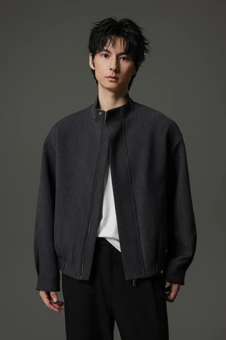 zipper cargo jacket
