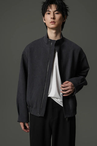 zipper cargo jacket