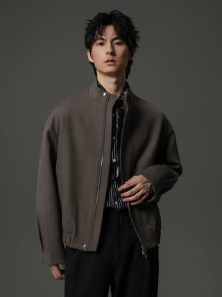 zipper cargo jacket