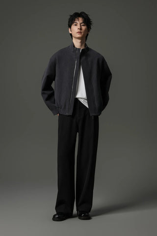 zipper cargo jacket