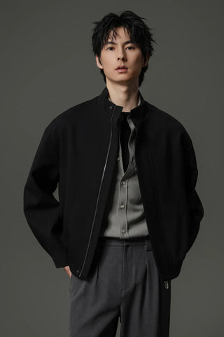 zipper cargo jacket
