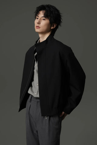 zipper cargo jacket
