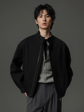 zipper cargo jacket
