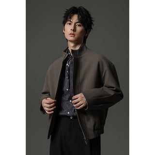 zipper cargo jacket