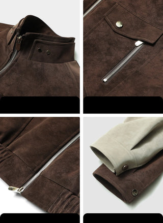 frosted leather jacket
