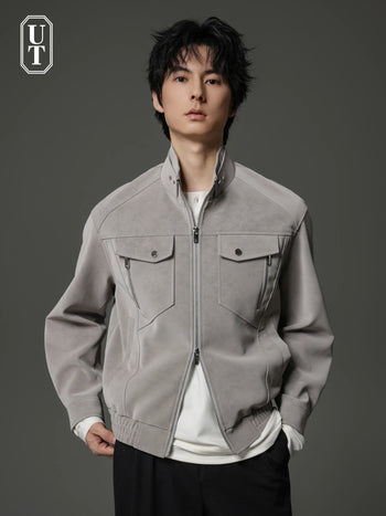 frosted leather jacket