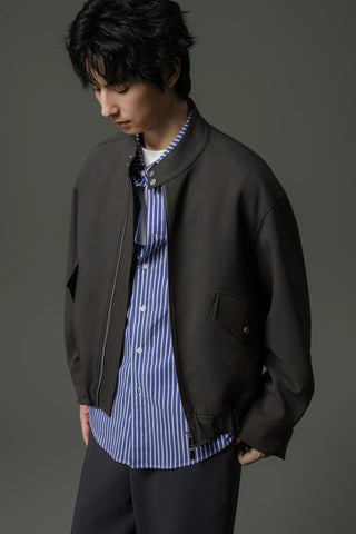 stand collar jacket