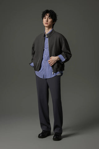 stand collar jacket