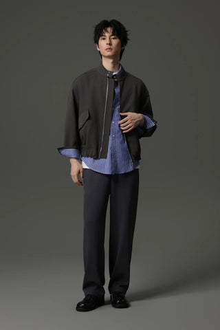 stand collar jacket