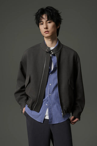 stand collar jacket