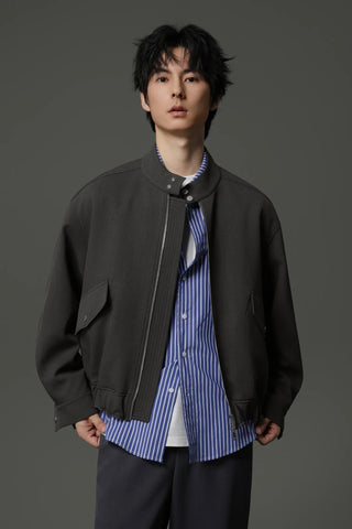 stand collar jacket