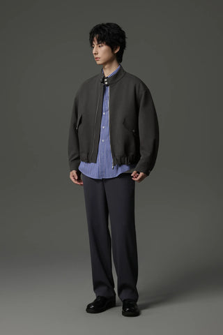 stand collar jacket