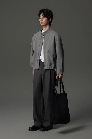 stand collar jacket