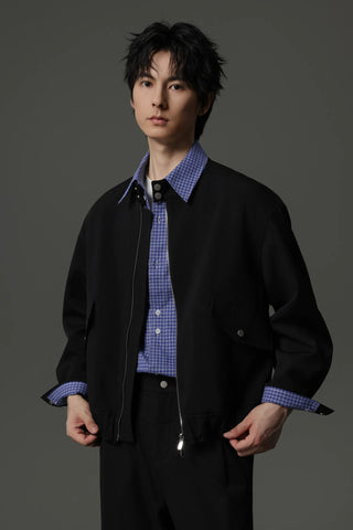 stand collar jacket